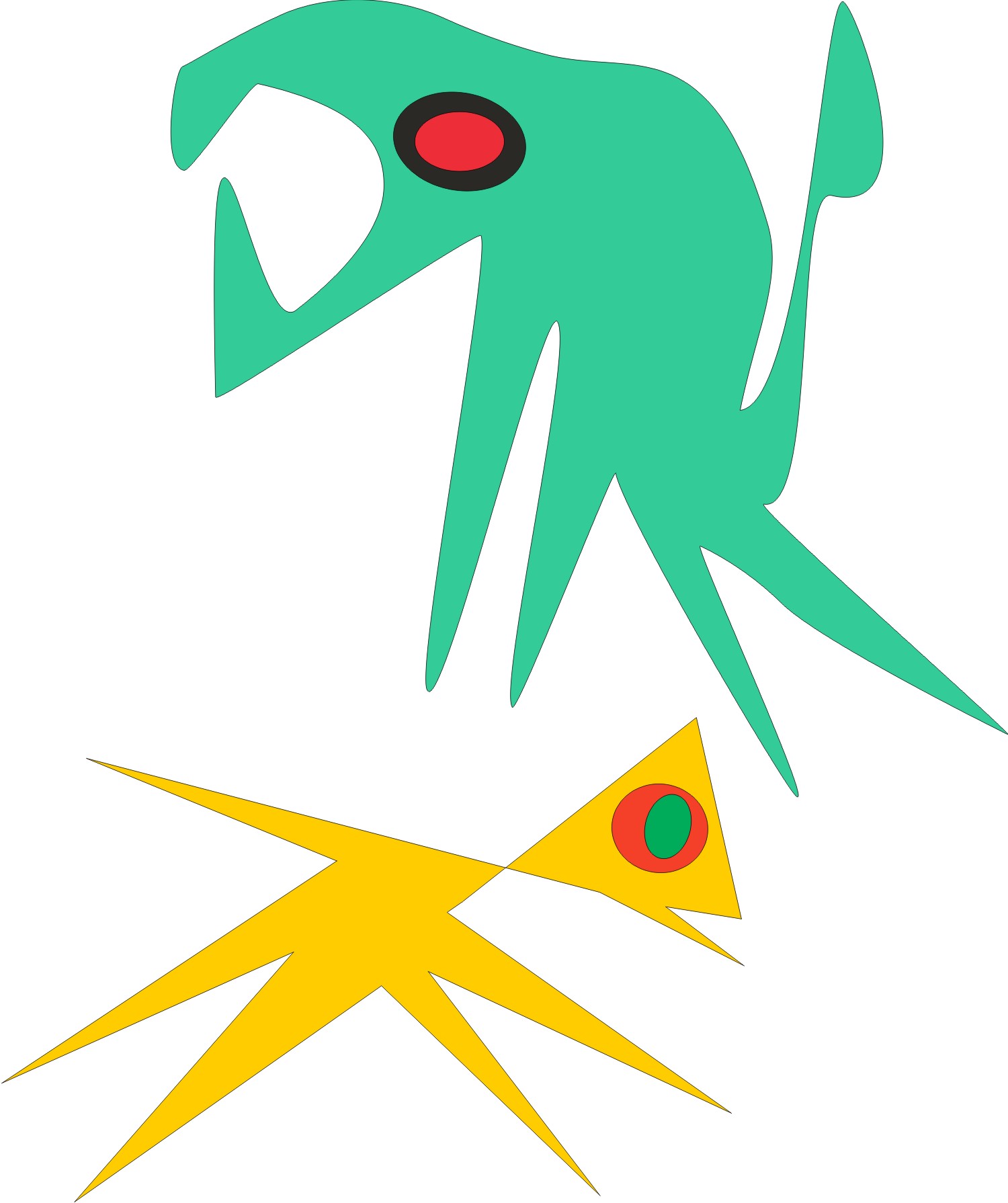 Graphic of a king of Jolly Daubs.