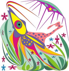 Jolly Daubs Digital Art: A fantasy animal.
