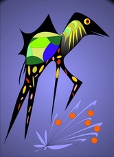 Jolly Daubs Digital Art: An armoured duckbill.
