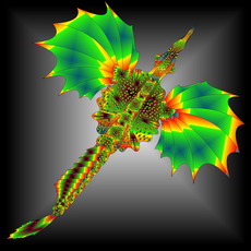 Jolly Daubs Digital Art: An armoured wingfish.