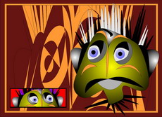 Jolly Daubs Digital Art: The Smartie is the antihero.