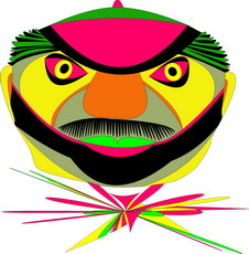 Jolly Daubs Digital Art: The surreal portrait of a typical snob.