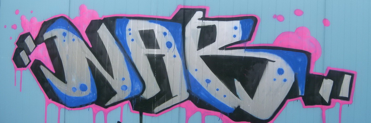 Graffiti and street art from a photo tour in Bremen including colourful sprayed tags and top-to-bottoms.