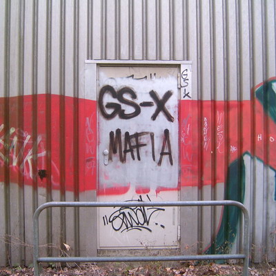 Graffiti and street art from a photo tour in Bremen including colourful sprayed tags and top-to-bottoms.