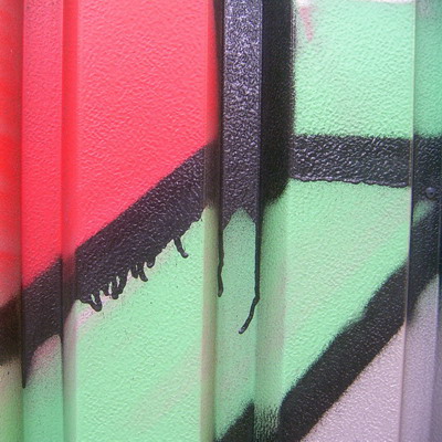 Graffiti and street art from a photo tour in Bremen including colourful sprayed tags and top-to-bottoms.