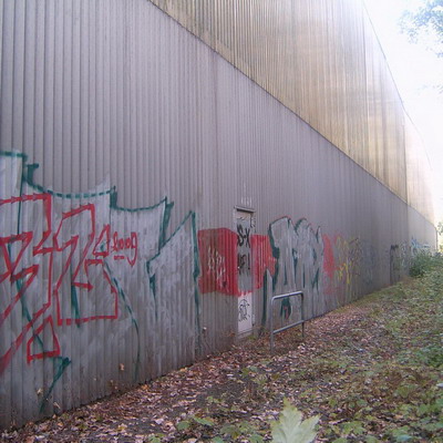 Graffiti and street art from a photo tour in Bremen including colourful sprayed tags and top-to-bottoms.
