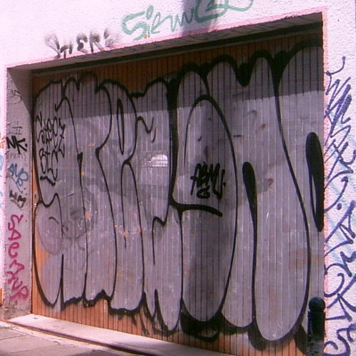 Graffiti and street art from a photo tour in Bremen including colourful sprayed tags and top-to-bottoms.