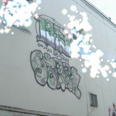 Graffiti and street art from a photo tour in Bremen including colourful sprayed tags and top-to-bottoms.
