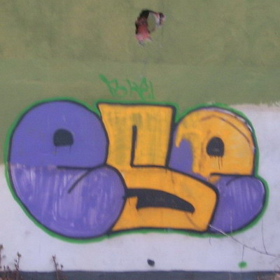 Graffiti and street art from a photo tour in Bremen including colourful sprayed tags and top-to-bottoms.