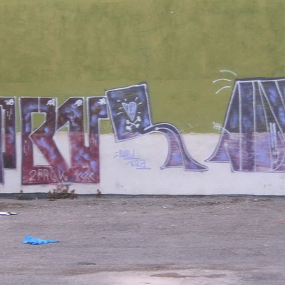 Graffiti and street art from a photo tour in Bremen including colourful sprayed tags and top-to-bottoms.