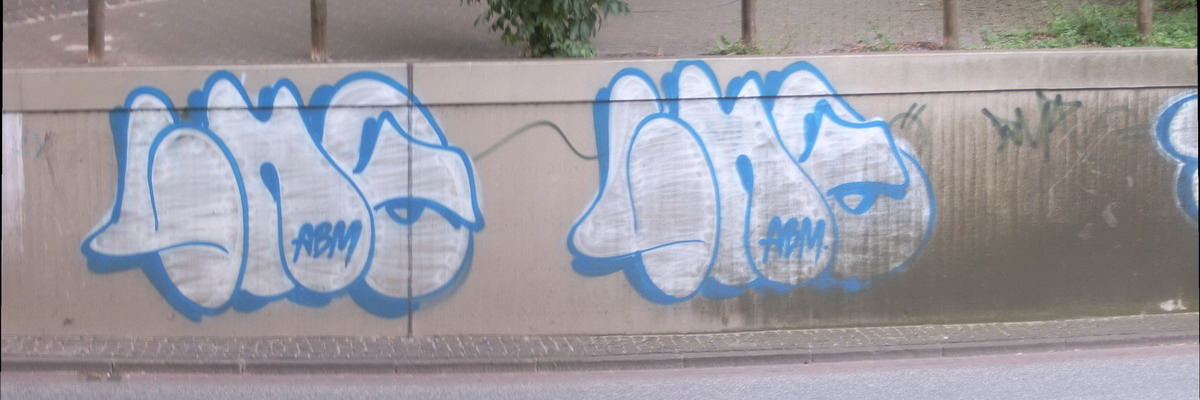 Graffiti and street art from a photo tour in Bremen including colourful sprayed tags and top-to-bottoms.