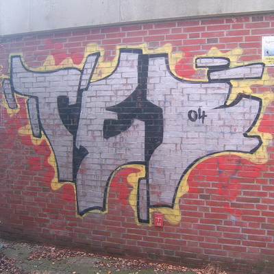 Graffiti and street art from a photo tour in Bremen including colourful sprayed tags and top-to-bottoms.