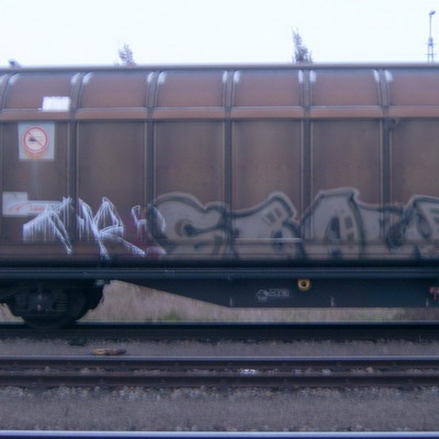 Graffiti and street art from a photo tour in Bremen including colourful sprayed tags and top-to-bottoms.