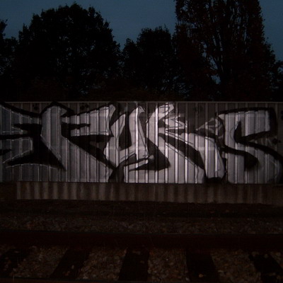 Graffiti and street art from a photo tour in Bremen including colourful sprayed tags and top-to-bottoms.
