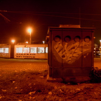 Graffiti and street art from a photo tour in Bremen including colourful sprayed tags and top-to-bottoms.