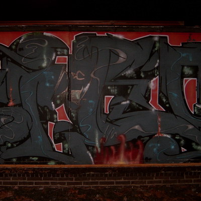 Graffiti and street art from a photo tour in Bremen including colourful sprayed tags and top-to-bottoms.