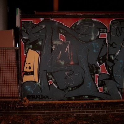 Graffiti and street art from a photo tour in Bremen including colourful sprayed tags and top-to-bottoms.