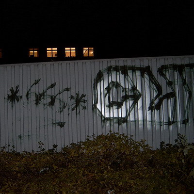 Graffiti and street art from a photo tour in Bremen including colourful sprayed tags and top-to-bottoms.
