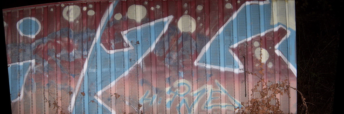 Graffiti and street art from a photo tour in Bremen including colourful sprayed tags and top-to-bottoms.