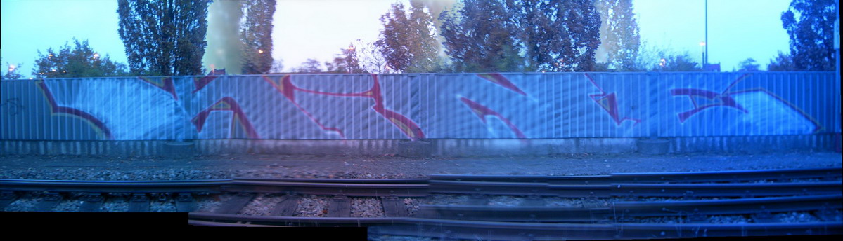 Graffiti and street art from a photo tour in Bremen including colourful sprayed tags and top-to-bottoms.