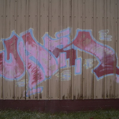Graffiti and street art from a photo tour in Bremen including colourful sprayed tags and top-to-bottoms.
