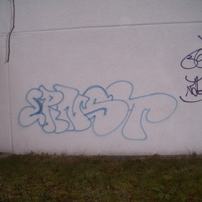 Graffiti and street art from a photo tour in Bremen including colourful sprayed tags and top-to-bottoms.