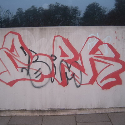 Graffiti and street art from a photo tour in Bremen including colourful sprayed tags and top-to-bottoms.
