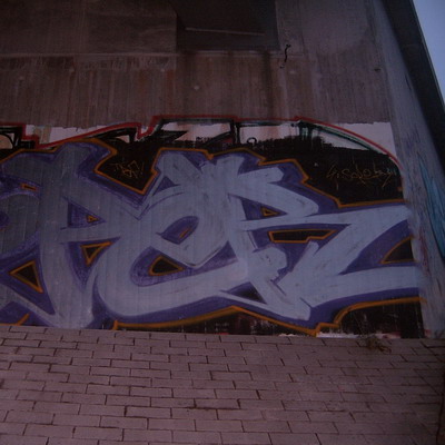 Graffiti and street art from a photo tour in Bremen including colourful sprayed tags and top-to-bottoms.