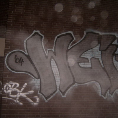 Graffiti and street art from a photo tour in Bremen including colourful sprayed tags and top-to-bottoms.