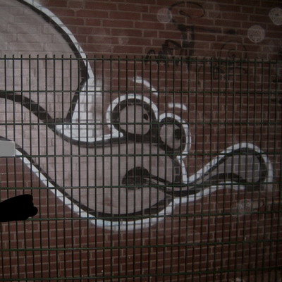 Graffiti and street art from a photo tour in Bremen including colourful sprayed tags and top-to-bottoms.