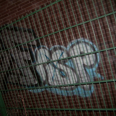 Graffiti and street art from a photo tour in Bremen including colourful sprayed tags and top-to-bottoms.