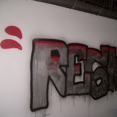 Graffiti and street art from a photo tour in Bremen including colourful sprayed tags and top-to-bottoms.