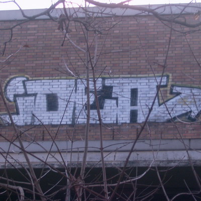 Graffiti and street art from a photo tour in Bremen including colourful sprayed tags and top-to-bottoms.