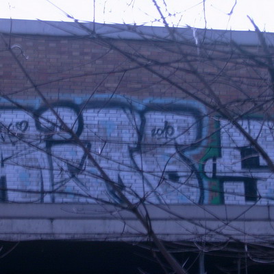 Graffiti and street art from a photo tour in Bremen including colourful sprayed tags and top-to-bottoms.