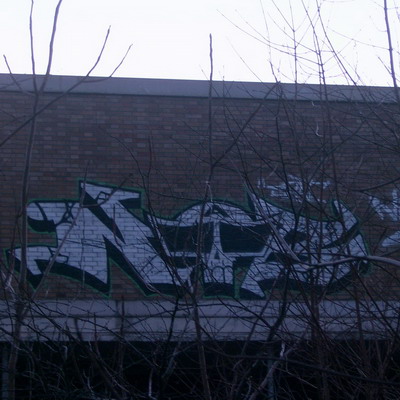 Graffiti and street art from a photo tour in Bremen including colourful sprayed tags and top-to-bottoms.