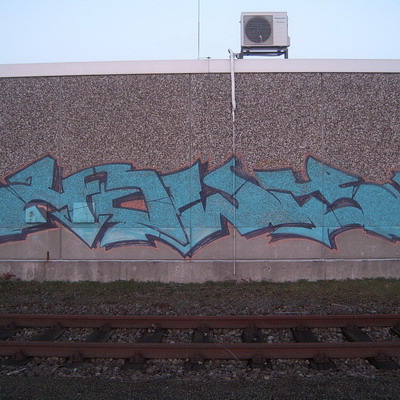 Graffiti and street art from a photo tour in Bremen including colourful sprayed tags and top-to-bottoms.