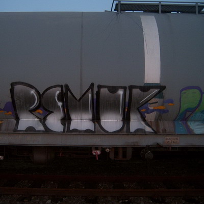 Graffiti and street art from a photo tour in Bremen including colourful sprayed tags and top-to-bottoms.