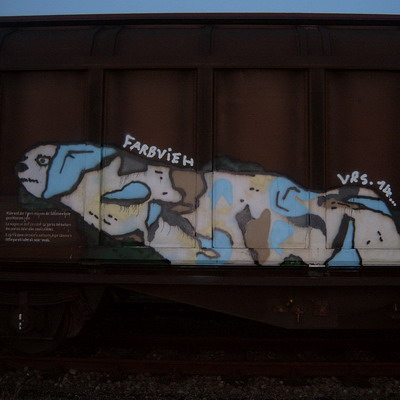Graffiti and street art from a photo tour in Bremen including colourful sprayed tags and top-to-bottoms.