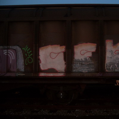 Graffiti and street art from a photo tour in Bremen including colourful sprayed tags and top-to-bottoms.