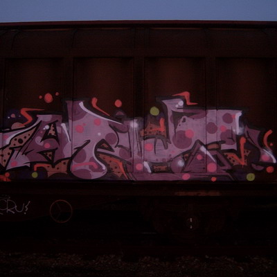 Graffiti and street art from a photo tour in Bremen including colourful sprayed tags and top-to-bottoms.
