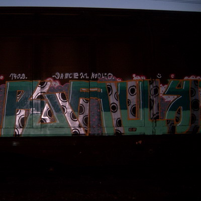 Graffiti and street art from a photo tour in Bremen including colourful sprayed tags and top-to-bottoms.