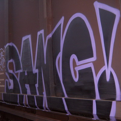 Graffiti and street art from a photo tour in Bremen including colourful sprayed tags and top-to-bottoms.