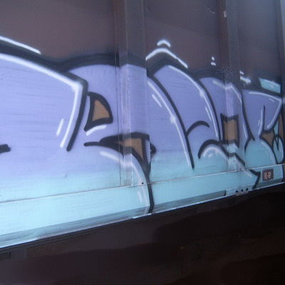 Graffiti and street art from a photo tour in Bremen including colourful sprayed tags and top-to-bottoms.