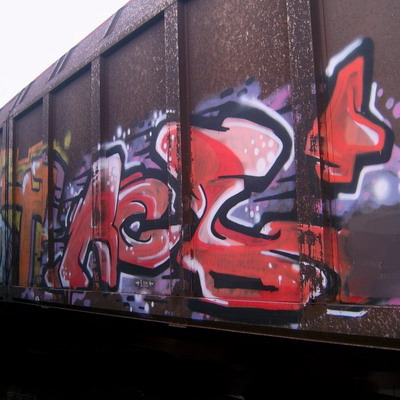 Graffiti and street art from a photo tour in Bremen including colourful sprayed tags and top-to-bottoms.