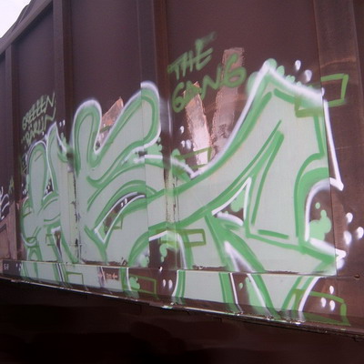 Graffiti and street art from a photo tour in Bremen including colourful sprayed tags and top-to-bottoms.