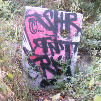Graffiti and street art from a photo tour in Bremen including colourful sprayed tags and top-to-bottoms.