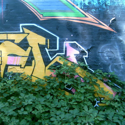 Graffiti and street art from a photo tour in Bremen including colourful sprayed tags and top-to-bottoms.