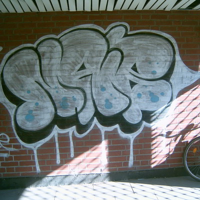 Graffiti and street art from a photo tour in Bremen including colourful sprayed tags and top-to-bottoms.