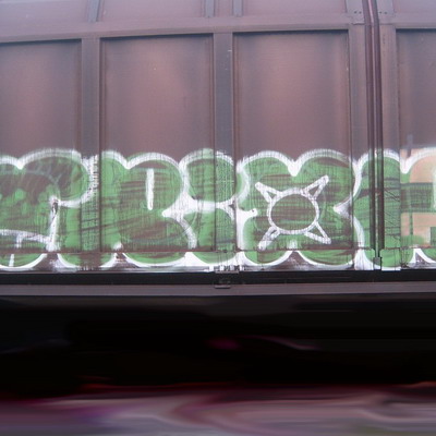Graffiti and street art from a photo tour in Bremen including colourful sprayed tags and top-to-bottoms.