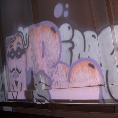 Graffiti and street art from a photo tour in Bremen including colourful sprayed tags and top-to-bottoms.